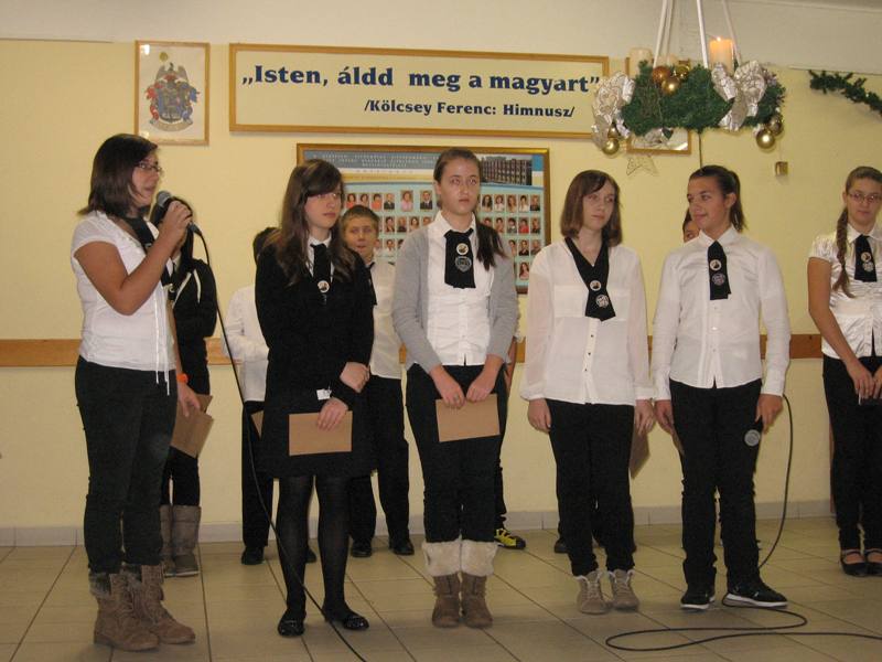 Adventi reggeli áhitat – felső tagozat – 2012.11.29