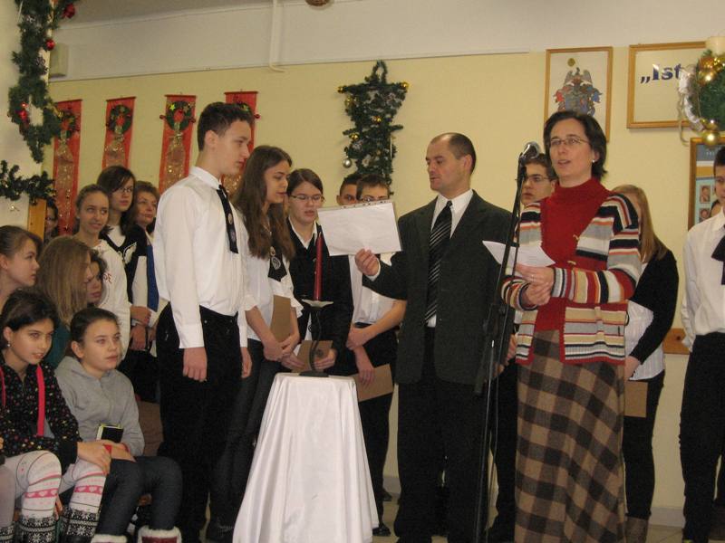 Adventi reggeli áhitat – felső tagozat – 2012.12.13