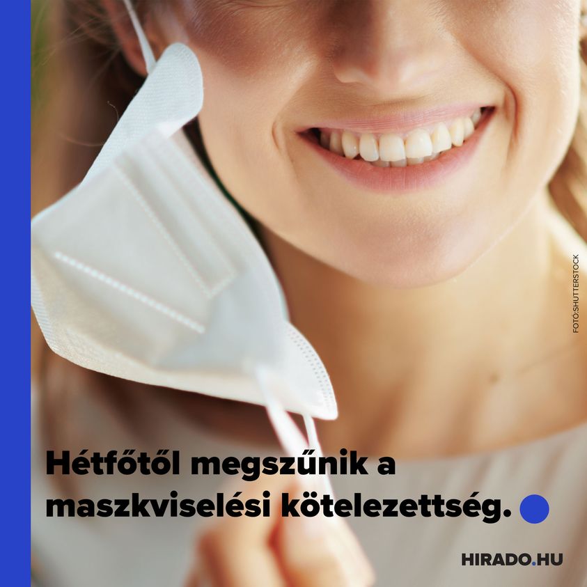 Megszűnik a maszkviselési kötelezettség